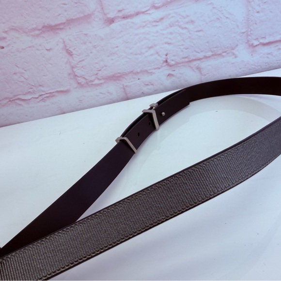 Louis Vuitton Initiales 20mm Metallic Gunmetal Belt 75/30 - Picture 7 of 13